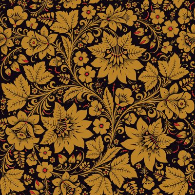 Black and Gold wallpaper for walls