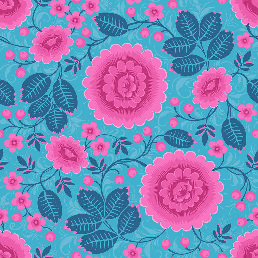 Bold Wallpaper | Bold Floral Wallpaper | Olenka Wallpaper Designs